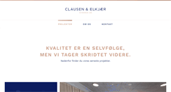 Desktop Screenshot of clausenogelkjaer.dk